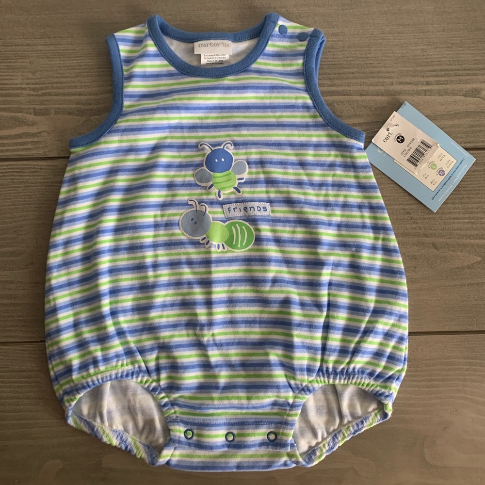 Carter’s NWT baby sleeveless romper sz 3-6 months